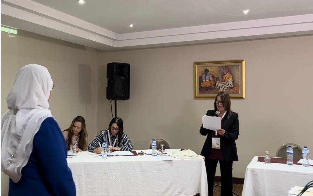 الأستاذة نجاة  تشارك في المؤتمر العربي الدولي لضمان جودة التعليم العالي