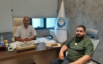 المسجل العام يجتمع مع مسجل العلوم الإنسانية والتطبيقية لمتابعة سير العمل